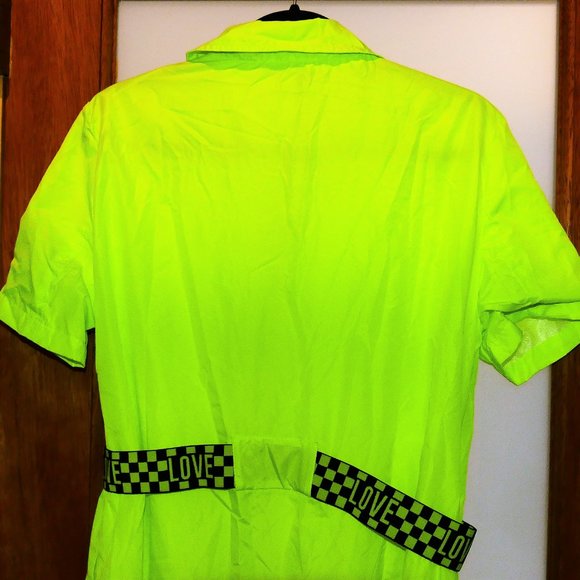 Fashion Nova With Love Belted Lime Dress sz XL NWT - Picture 10 of 16